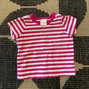 Hanna Andersson Pink Striped Shirt - 3-6mos